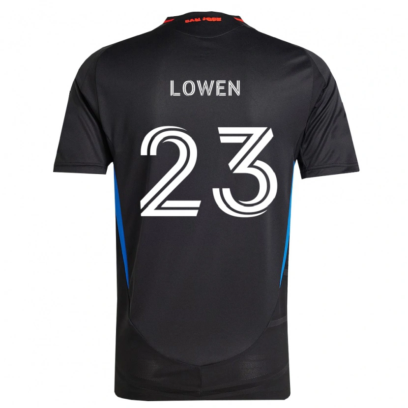 Danxen Dames Eduard Löwen #23 Blauw Wit Zwart Thuisshirt Thuistenue 2026/27 T-Shirt