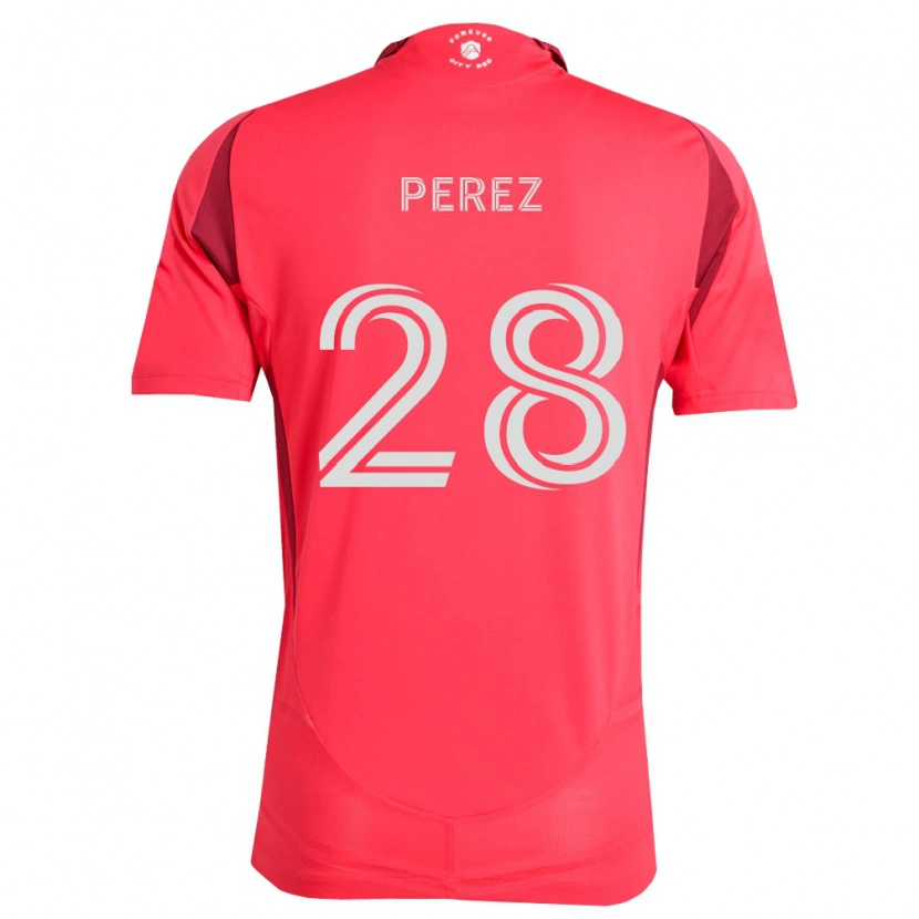 Danxen Dames Miguel Perez #28 Magenta Wit Thuisshirt Thuistenue 2026/27 T-Shirt