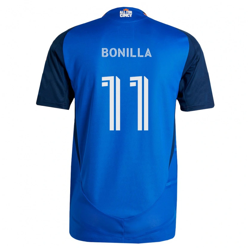 Danxen Dames Jarell Bonilla #11 Koninklijk Blauw Oranje Thuisshirt Thuistenue 2026/27 T-Shirt