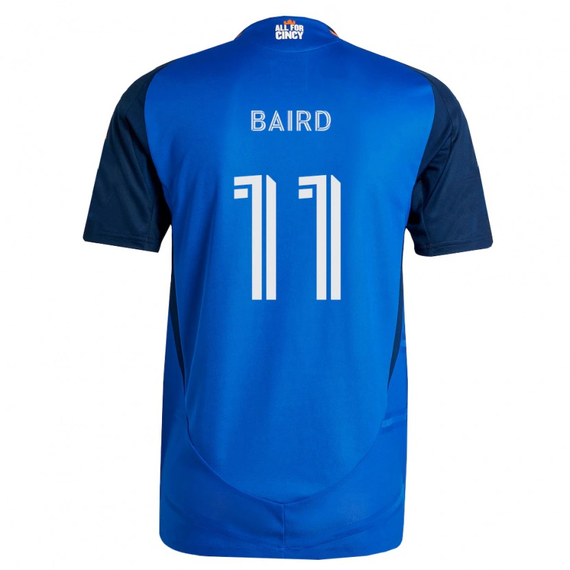 Danxen Dames Corey Baird #11 Koninklijk Blauw Oranje Thuisshirt Thuistenue 2026/27 T-Shirt
