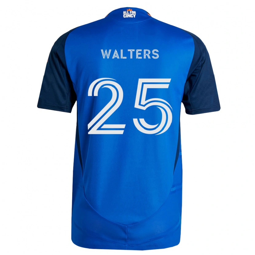 Danxen Dames Paul Walters #25 Koninklijk Blauw Oranje Thuisshirt Thuistenue 2026/27 T-Shirt