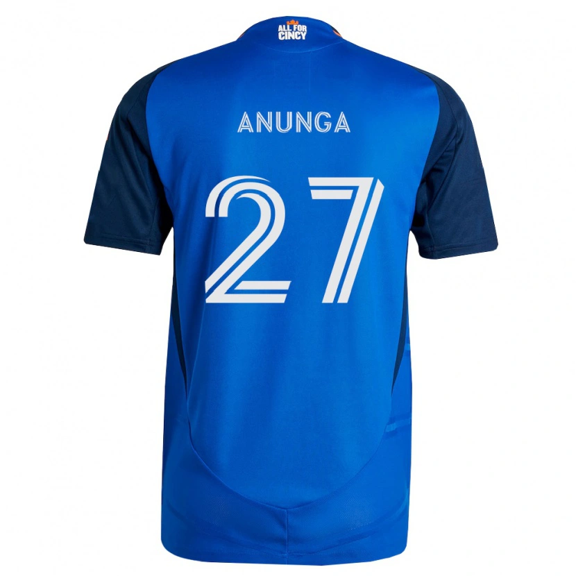 Danxen Dames Tah Anunga #27 Koninklijk Blauw Oranje Thuisshirt Thuistenue 2026/27 T-Shirt