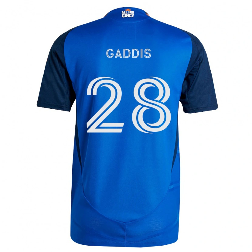 Danxen Dames Raymon Gaddis #28 Koninklijk Blauw Oranje Thuisshirt Thuistenue 2026/27 T-Shirt