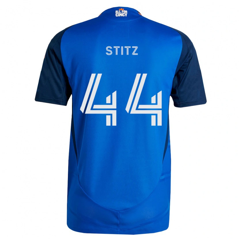 Danxen Dames Ben Stitz #44 Koninklijk Blauw Oranje Thuisshirt Thuistenue 2026/27 T-Shirt