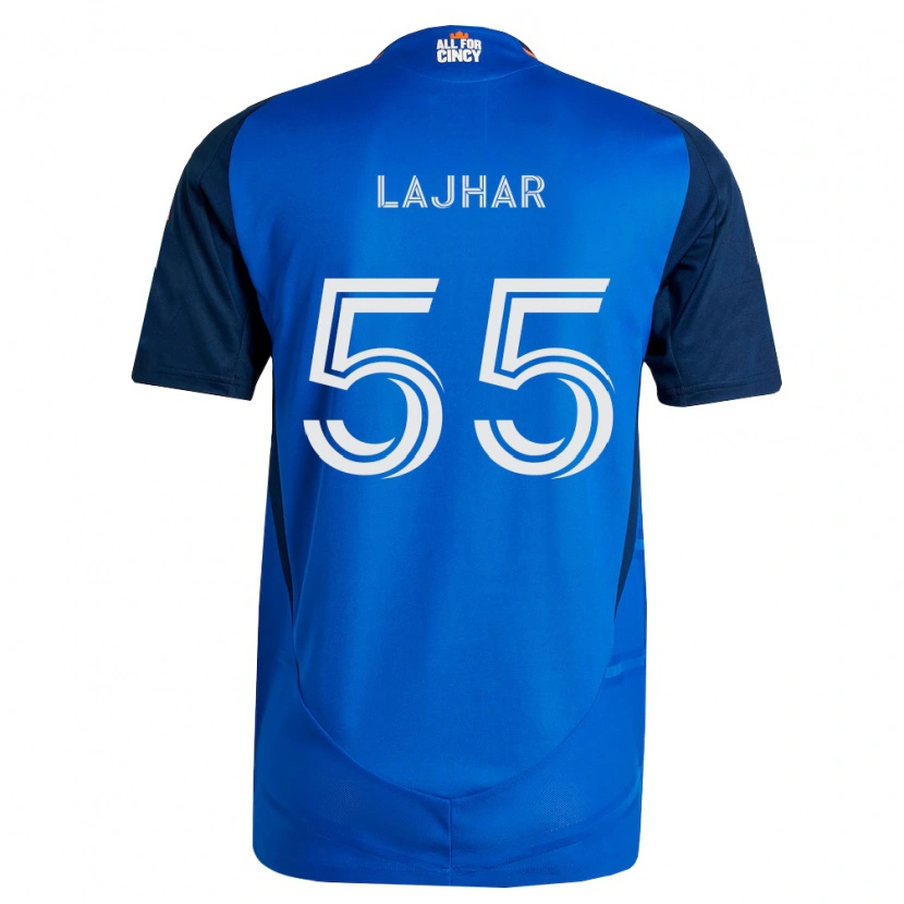 Danxen Dames Ayoub Lajhar #55 Koninklijk Blauw Oranje Thuisshirt Thuistenue 2026/27 T-Shirt