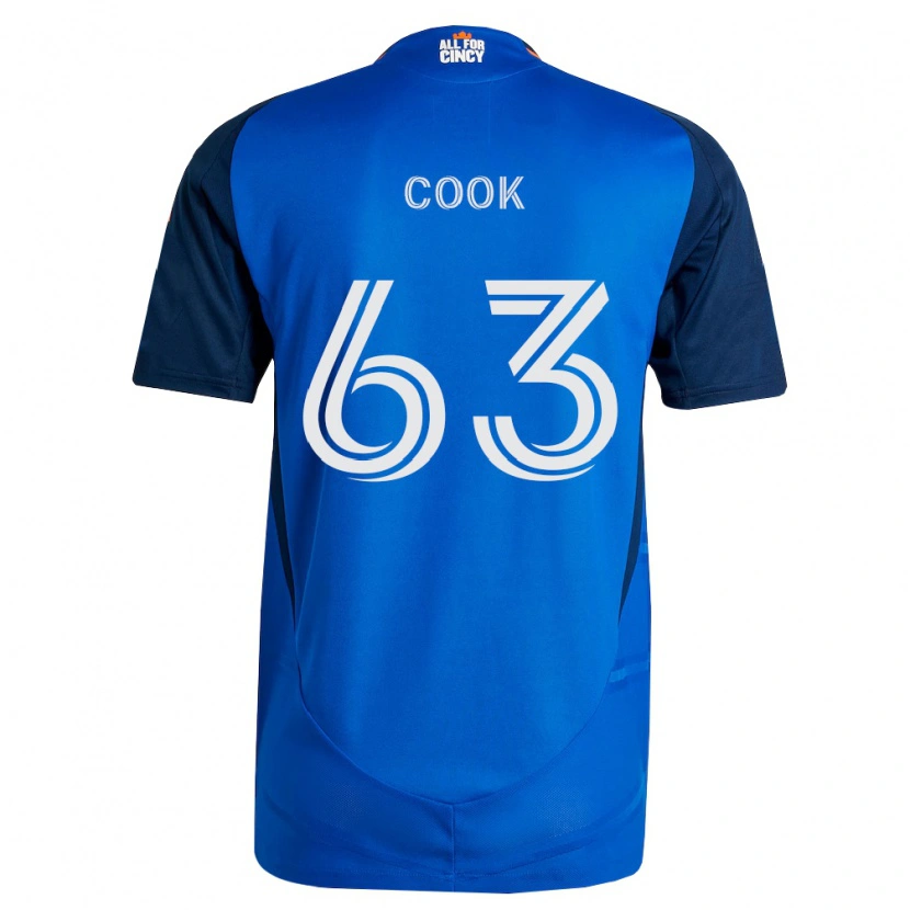 Danxen Dames Steel Cook #63 Koninklijk Blauw Oranje Thuisshirt Thuistenue 2026/27 T-Shirt