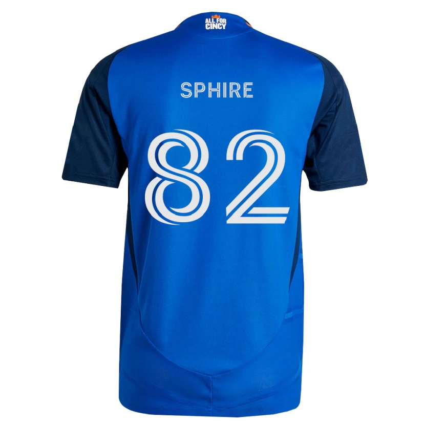 Danxen Dames Camden Sphire #82 Koninklijk Blauw Oranje Thuisshirt Thuistenue 2026/27 T-Shirt