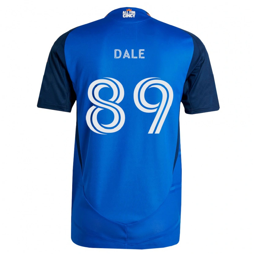 Danxen Dames Connor Dale #89 Koninklijk Blauw Oranje Thuisshirt Thuistenue 2026/27 T-Shirt