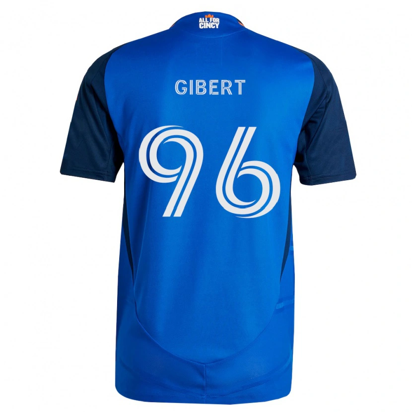 Danxen Dames Gaël Gibert #96 Koninklijk Blauw Oranje Thuisshirt Thuistenue 2026/27 T-Shirt