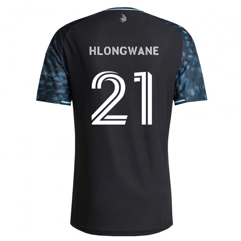 Danxen Dames Bongokuhle Hlongwane #21 Zwart Wit Thuisshirt Thuistenue 2026/27 T-Shirt