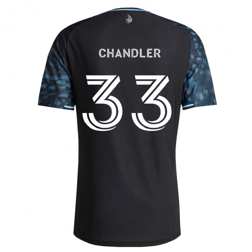 Danxen Dames Kieran Chandler #33 Zwart Wit Thuisshirt Thuistenue 2026/27 T-Shirt