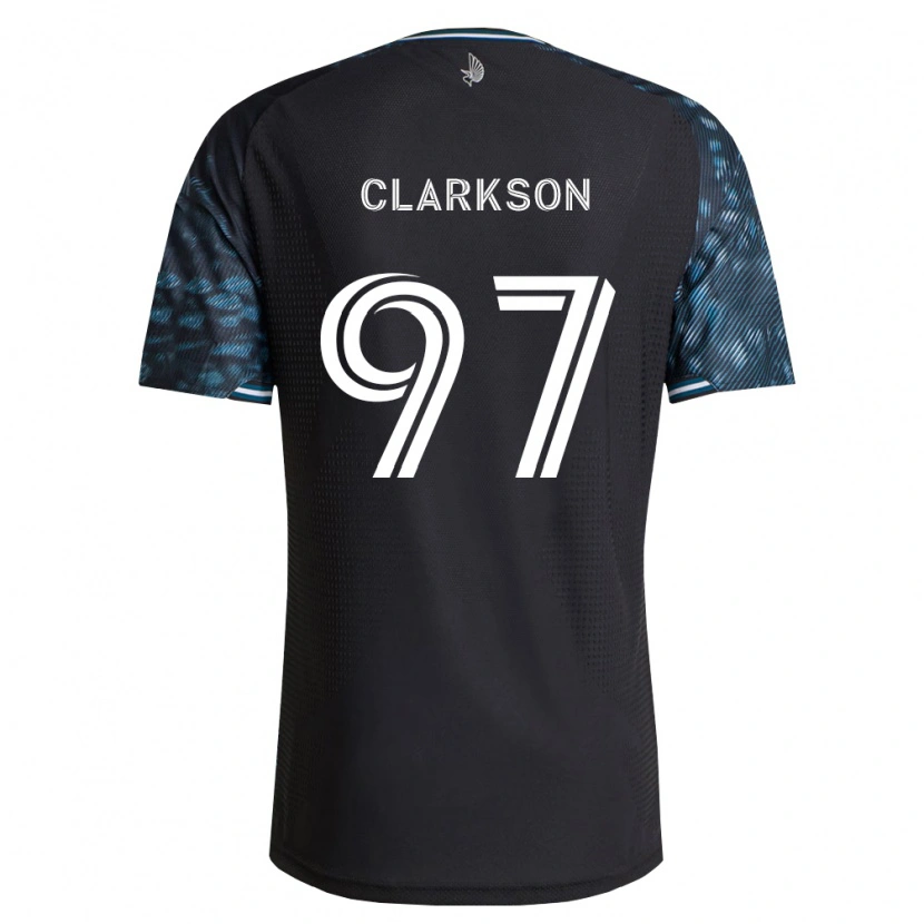 Danxen Dames Jack Clarkson #97 Zwart Wit Thuisshirt Thuistenue 2026/27 T-Shirt