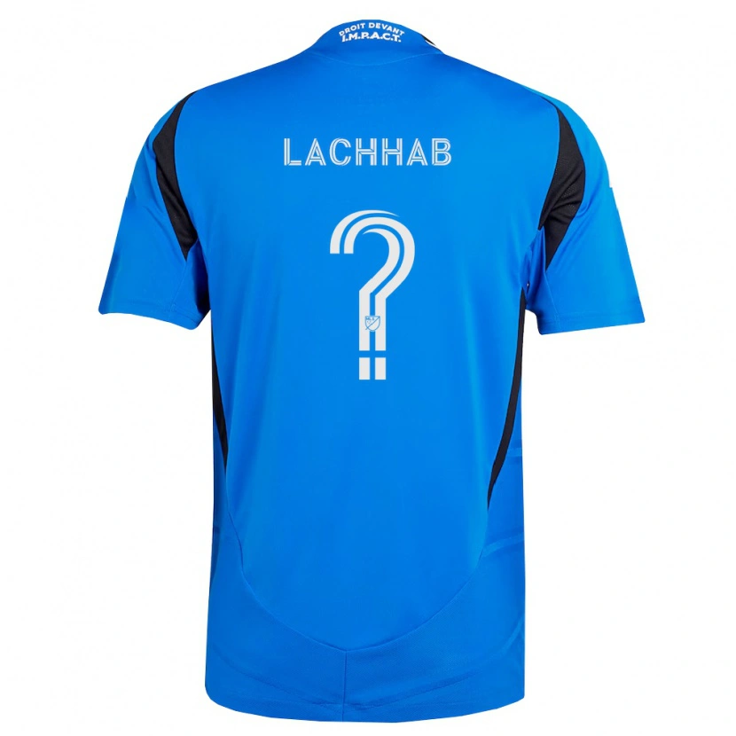 Danxen Dames Zaky Lachhab #0 Blauw Wit Zwart Thuisshirt Thuistenue 2026/27 T-Shirt