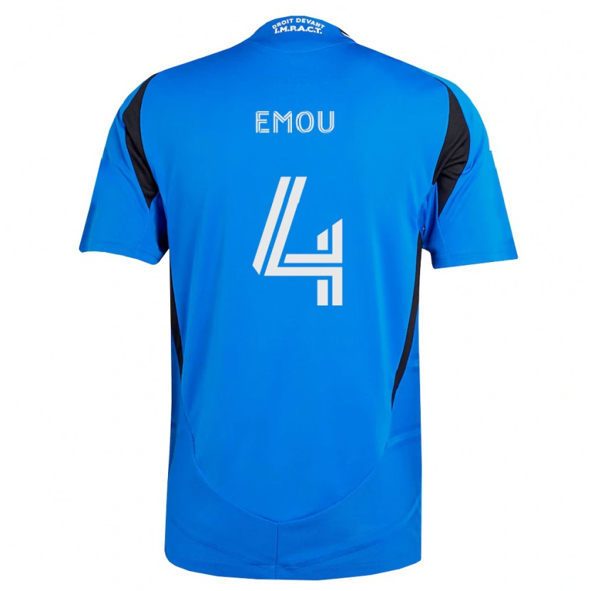 Danxen Dames Israel Emou #4 Blauw Wit Zwart Thuisshirt Thuistenue 2026/27 T-Shirt