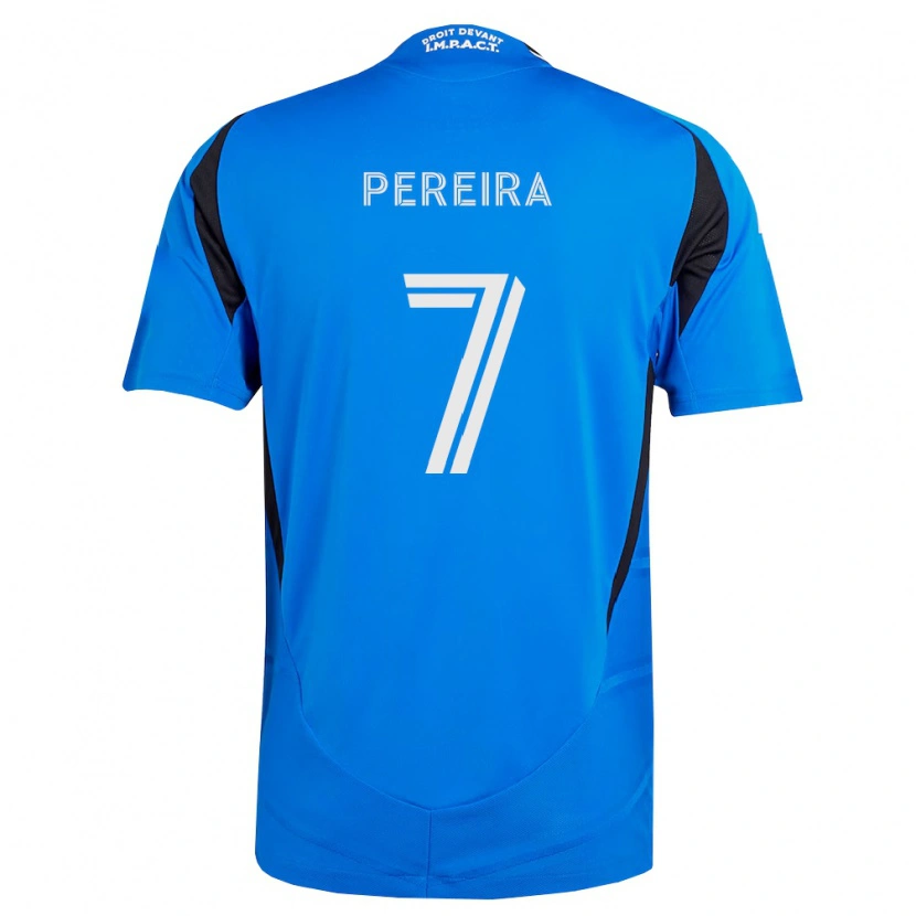 Danxen Dames Daniel Pereira #7 Blauw Wit Zwart Thuisshirt Thuistenue 2026/27 T-Shirt
