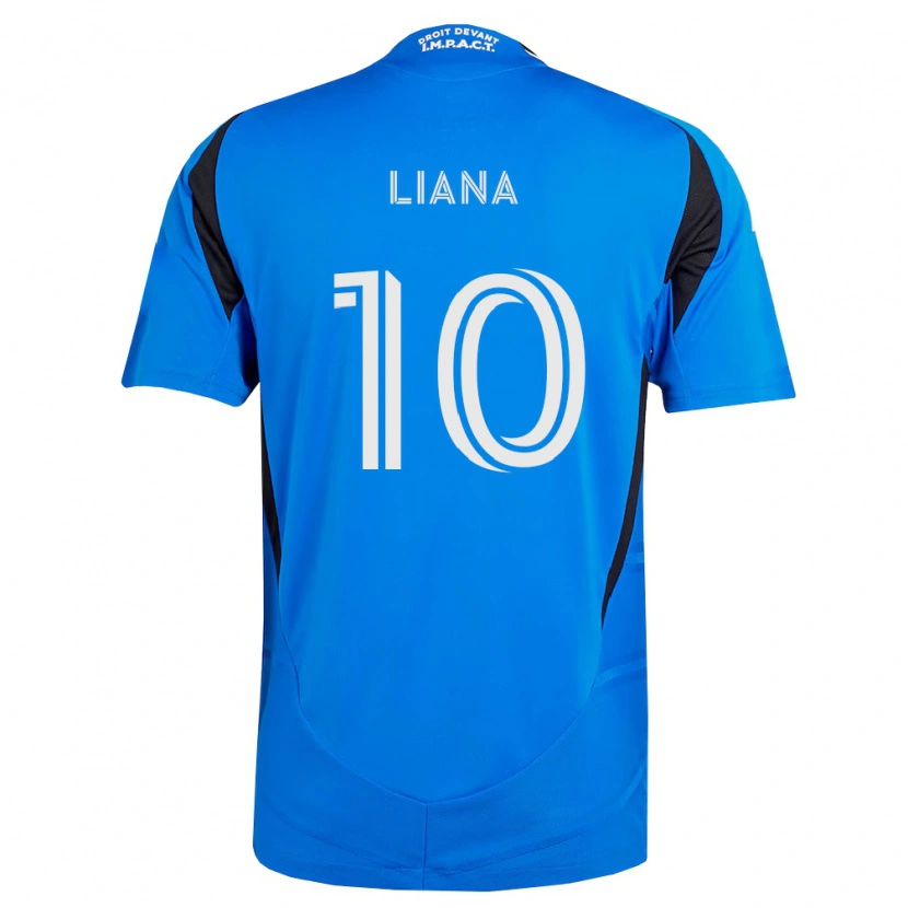 Danxen Dames Tarasco Liana #10 Blauw Wit Zwart Thuisshirt Thuistenue 2026/27 T-Shirt