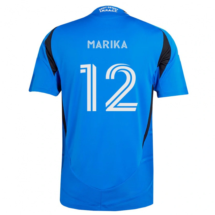 Danxen Dames Martineau Marika #12 Blauw Wit Zwart Thuisshirt Thuistenue 2026/27 T-Shirt