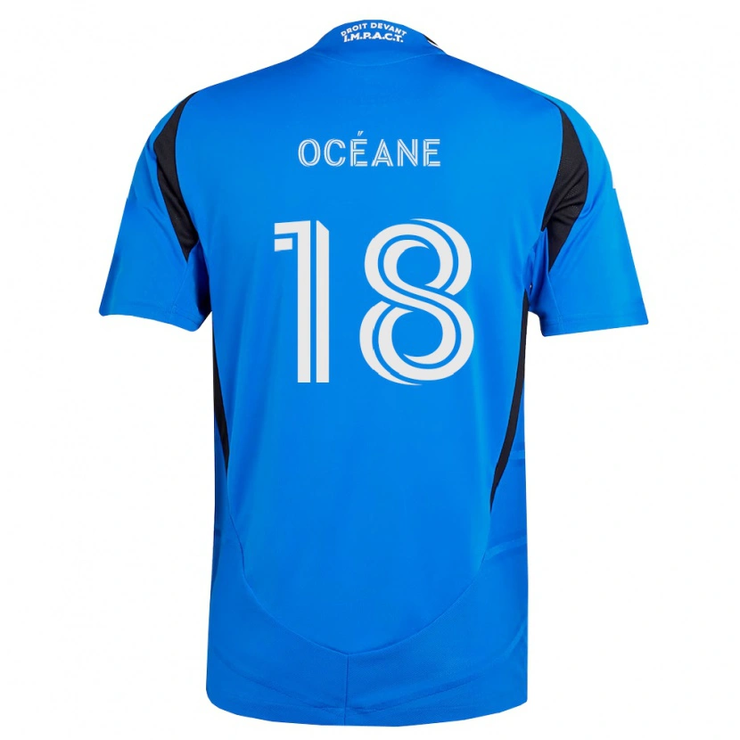 Danxen Dames Blouin Océane #18 Blauw Wit Zwart Thuisshirt Thuistenue 2026/27 T-Shirt