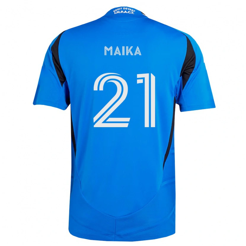 Danxen Dames Pouliot Maika #21 Blauw Wit Zwart Thuisshirt Thuistenue 2026/27 T-Shirt