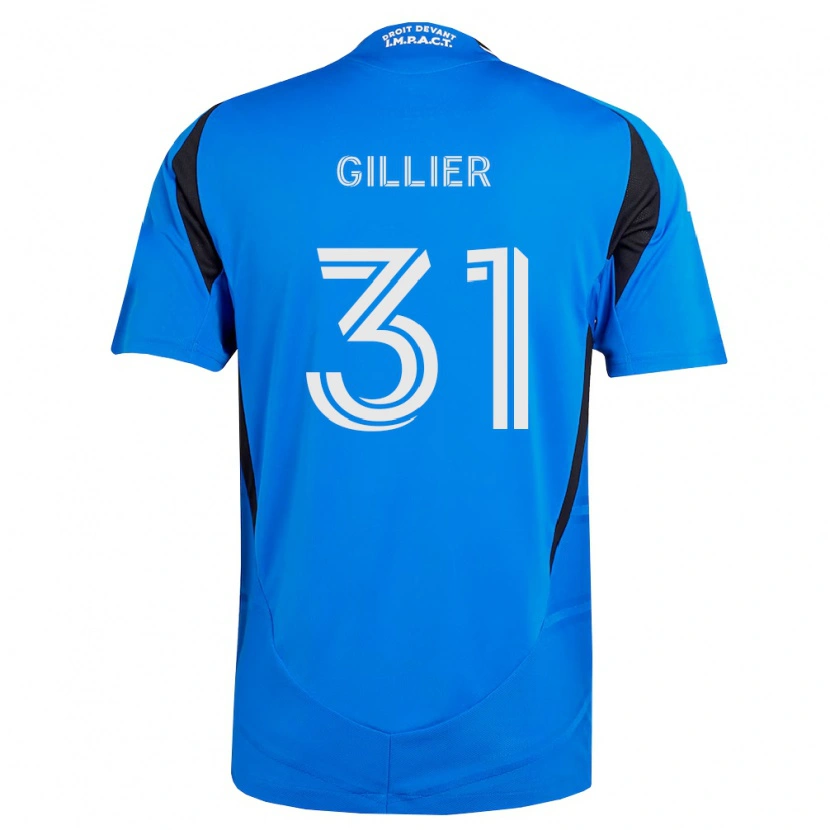 Danxen Dames Thomas Gillier #31 Blauw Wit Zwart Thuisshirt Thuistenue 2026/27 T-Shirt