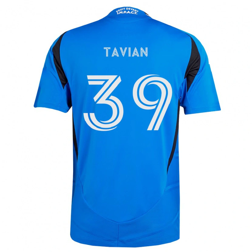 Danxen Dames Vandendort Tavian #39 Blauw Wit Zwart Thuisshirt Thuistenue 2026/27 T-Shirt