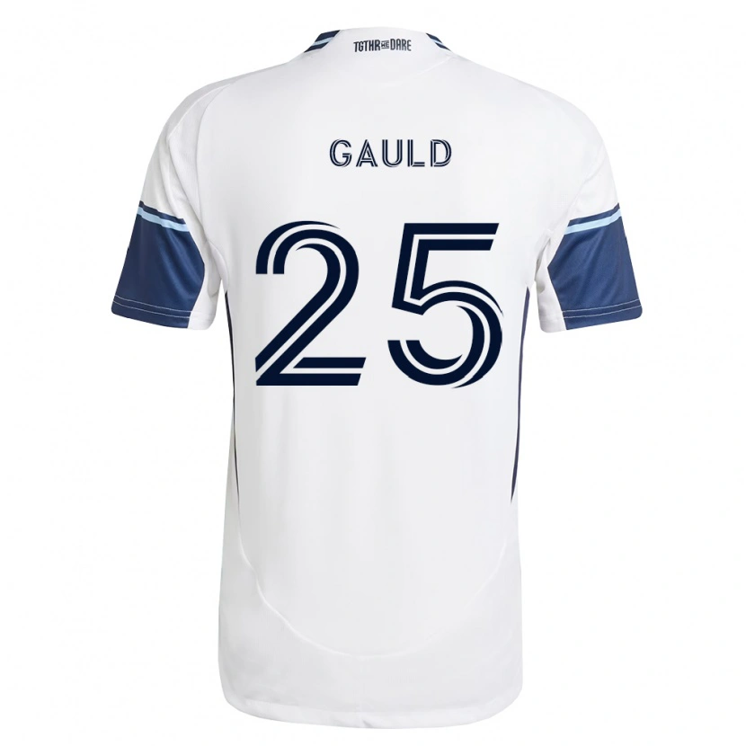 Danxen Dames Ryan Gauld #25 Wit Koninklijk Blauw Thuisshirt Thuistenue 2026/27 T-Shirt