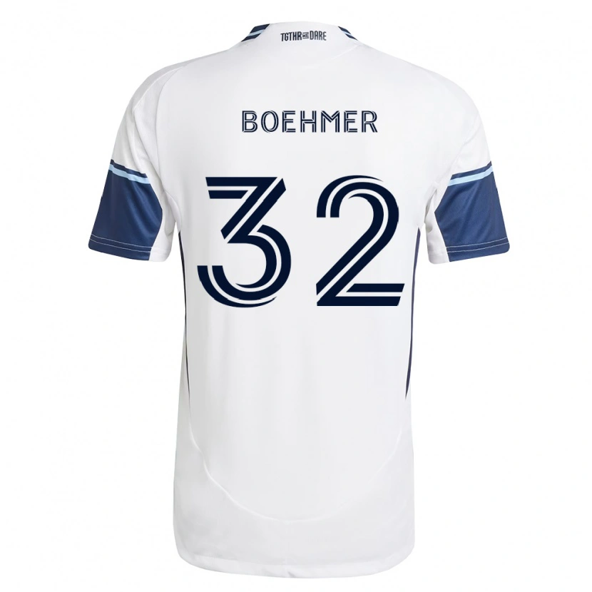 Danxen Dames Isaac Boehmer #32 Wit Koninklijk Blauw Thuisshirt Thuistenue 2026/27 T-Shirt