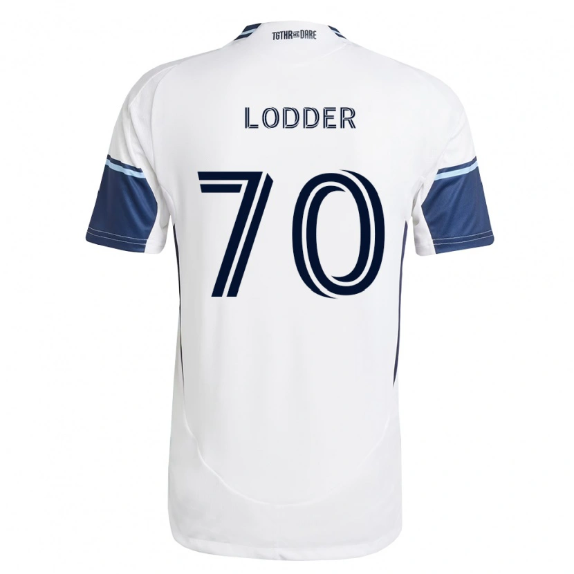 Danxen Dames Timothy Lodder #70 Wit Koninklijk Blauw Thuisshirt Thuistenue 2026/27 T-Shirt