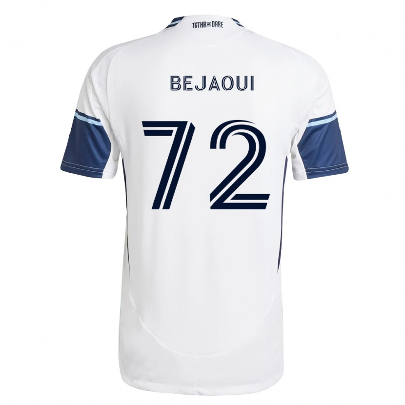 Danxen Dames Aiden Bejaoui #72 Wit Koninklijk Blauw Thuisshirt Thuistenue 2026/27 T-Shirt