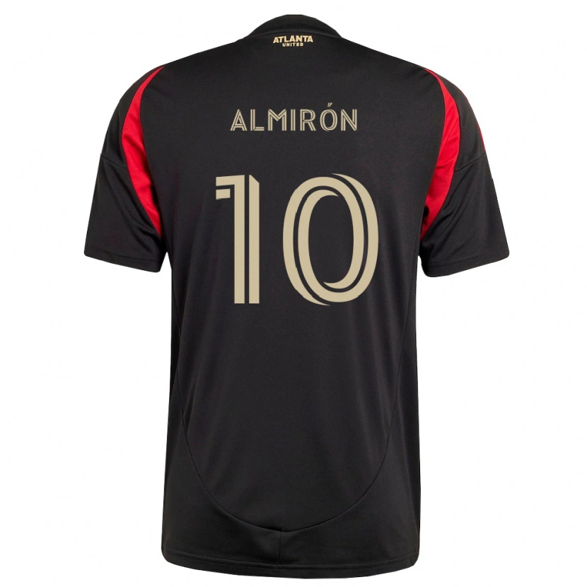 Danxen Dames Miguel Almirón #10 Zwart Rood Thuisshirt Thuistenue 2026/27 T-Shirt