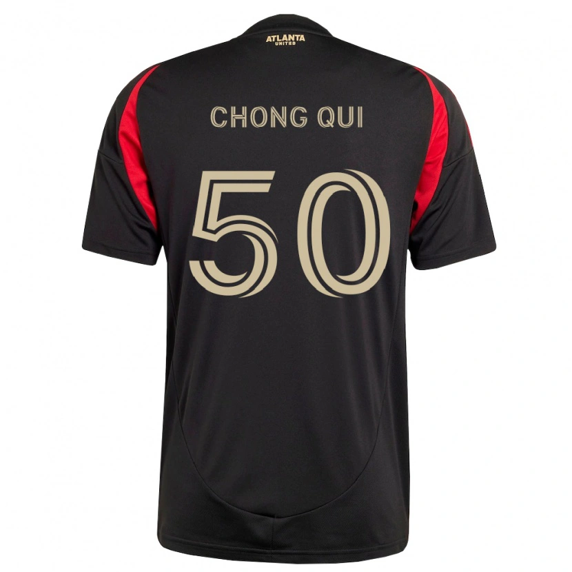 Danxen Dames Dominik Chong Qui #50 Zwart Rood Thuisshirt Thuistenue 2026/27 T-Shirt