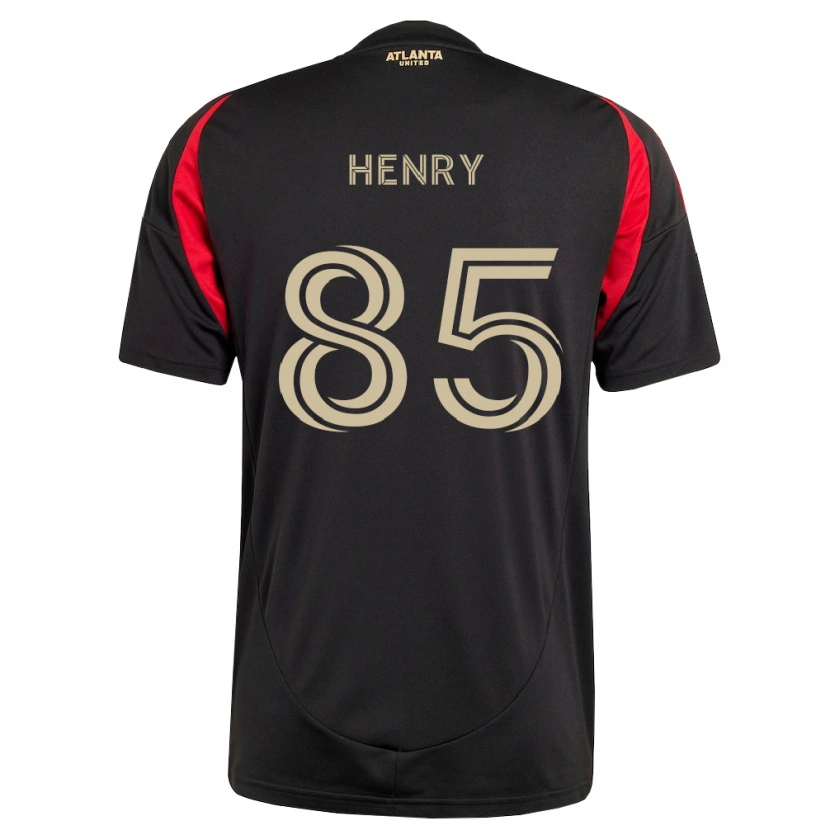 Danxen Dames Amir Henry #85 Zwart Rood Thuisshirt Thuistenue 2026/27 T-Shirt