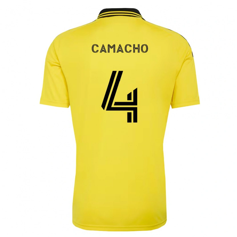 Danxen Dames Rudy Camacho #4 Geel Zwart Thuisshirt Thuistenue 2026/27 T-Shirt