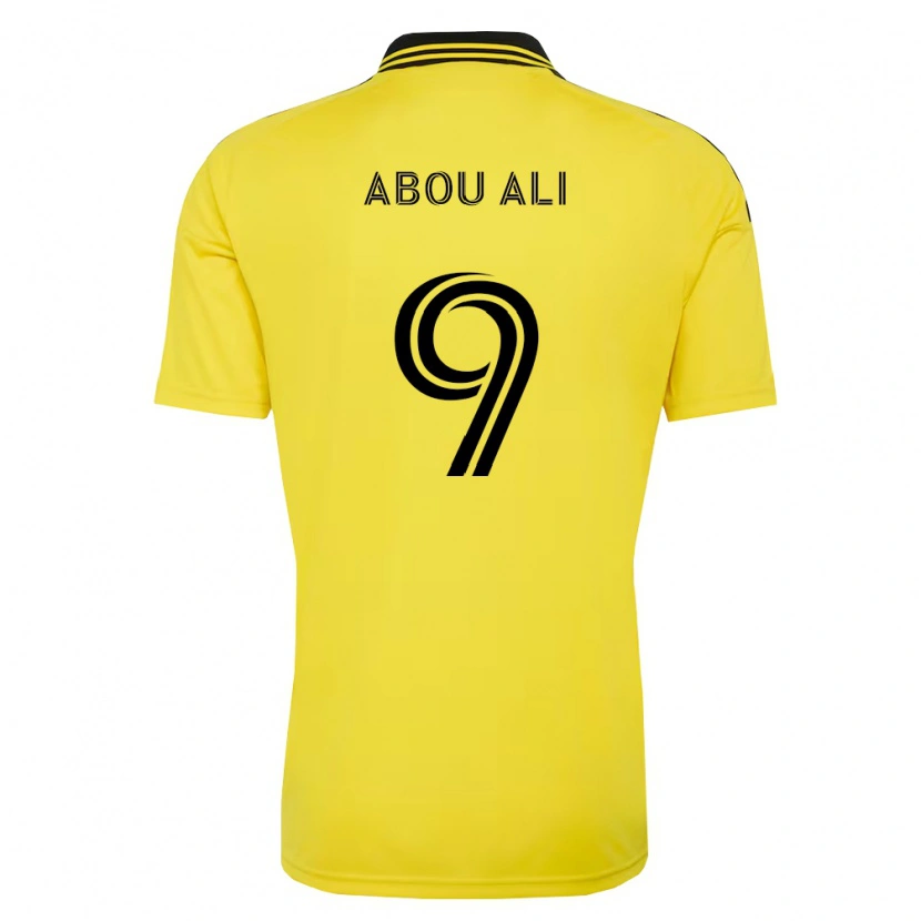 Danxen Dames Wessam Abou Ali #9 Geel Zwart Thuisshirt Thuistenue 2026/27 T-Shirt