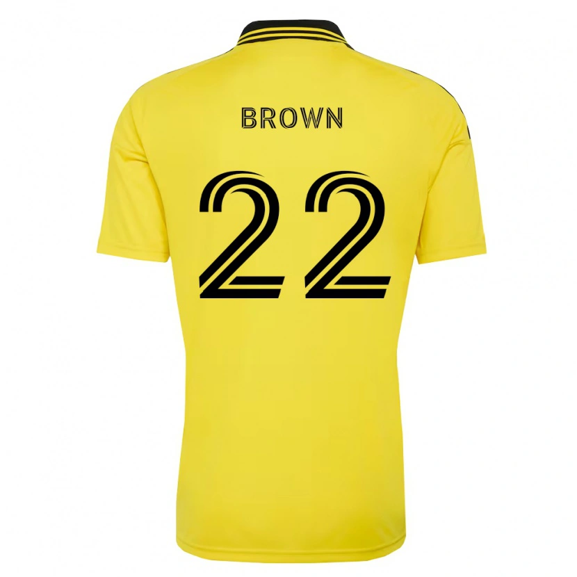 Danxen Dames Tristan Brown #22 Geel Zwart Thuisshirt Thuistenue 2026/27 T-Shirt