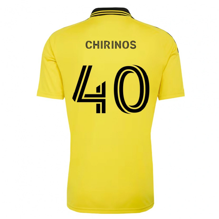 Danxen Dames Johann Chirinos #40 Geel Zwart Thuisshirt Thuistenue 2026/27 T-Shirt