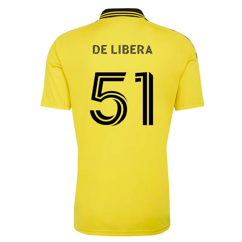 Danxen Dames Giorgio De Libera #51 Geel Zwart Thuisshirt Thuistenue 2026/27 T-Shirt