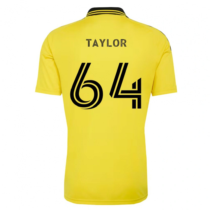 Danxen Dames Oneal Taylor #64 Geel Zwart Thuisshirt Thuistenue 2026/27 T-Shirt