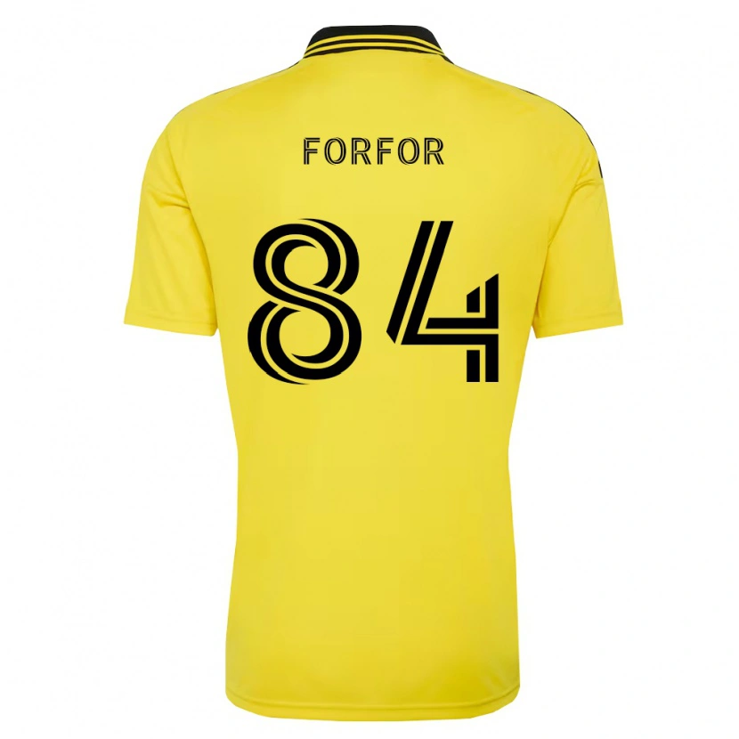 Danxen Dames Prince Forfor #84 Geel Zwart Thuisshirt Thuistenue 2026/27 T-Shirt