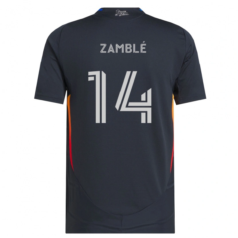 Danxen Dames Bryan Zamblé #14 Donkergrijs Rood Thuisshirt Thuistenue 2026/27 T-Shirt