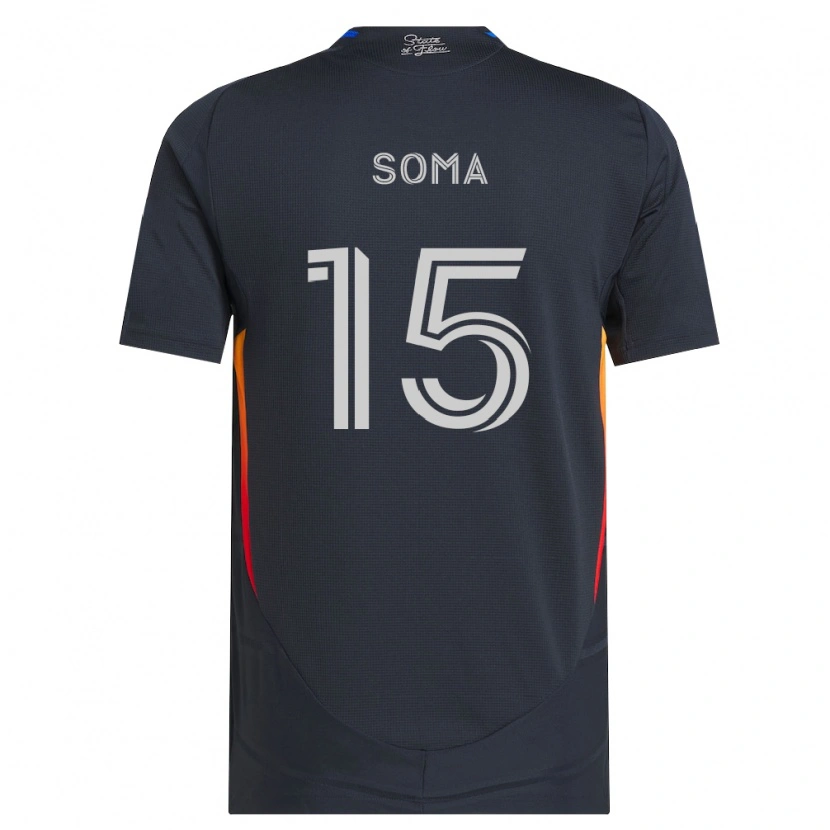 Danxen Dames Pedro Soma #15 Donkergrijs Rood Thuisshirt Thuistenue 2026/27 T-Shirt