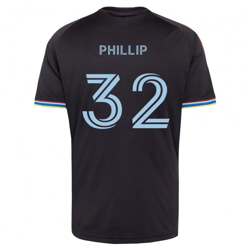 Danxen Dames Donavan Phillip #32 Zwart Hemelsblauw Thuisshirt Thuistenue 2026/27 T-Shirt