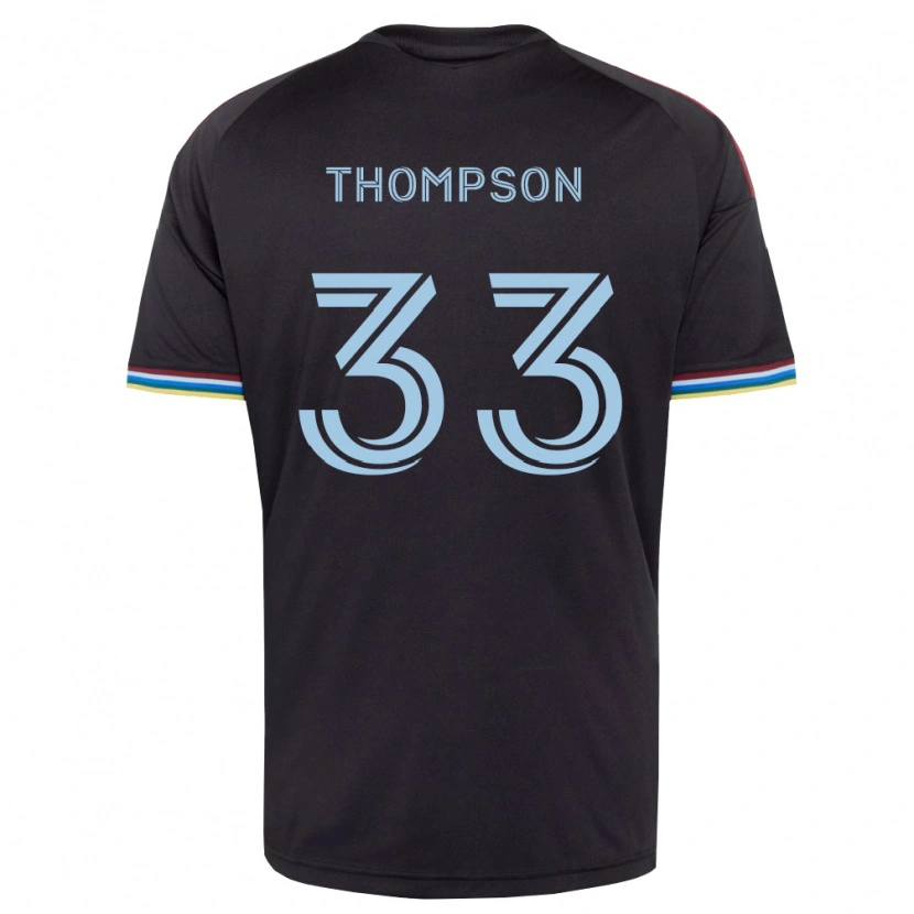 Danxen Dames Kosi Thompson #33 Zwart Hemelsblauw Thuisshirt Thuistenue 2026/27 T-Shirt
