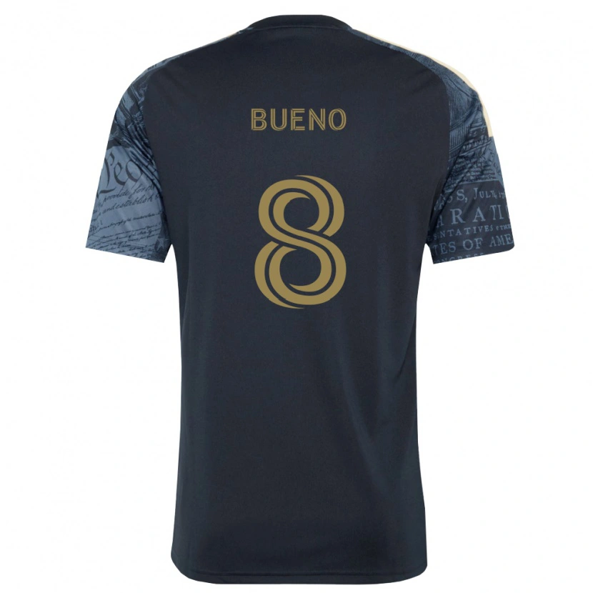 Danxen Dames Jesús Bueno #8 Marineblauw Bruin Thuisshirt Thuistenue 2026/27 T-Shirt