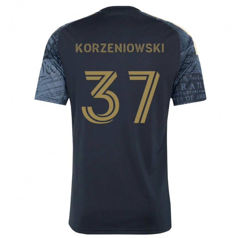 Danxen Dames Stas Korzeniowski #37 Marineblauw Bruin Thuisshirt Thuistenue 2026/27 T-Shirt