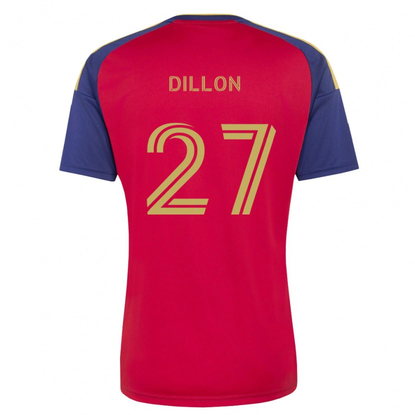 Danxen Dames Griffin Dillon #27 Koninklijk Blauw Bruin Rood Thuisshirt Thuistenue 2026/27 T-Shirt