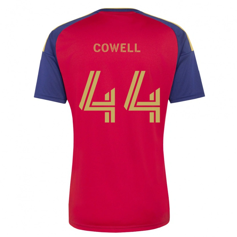 Danxen Dames Chance Cowell #44 Koninklijk Blauw Bruin Rood Thuisshirt Thuistenue 2026/27 T-Shirt