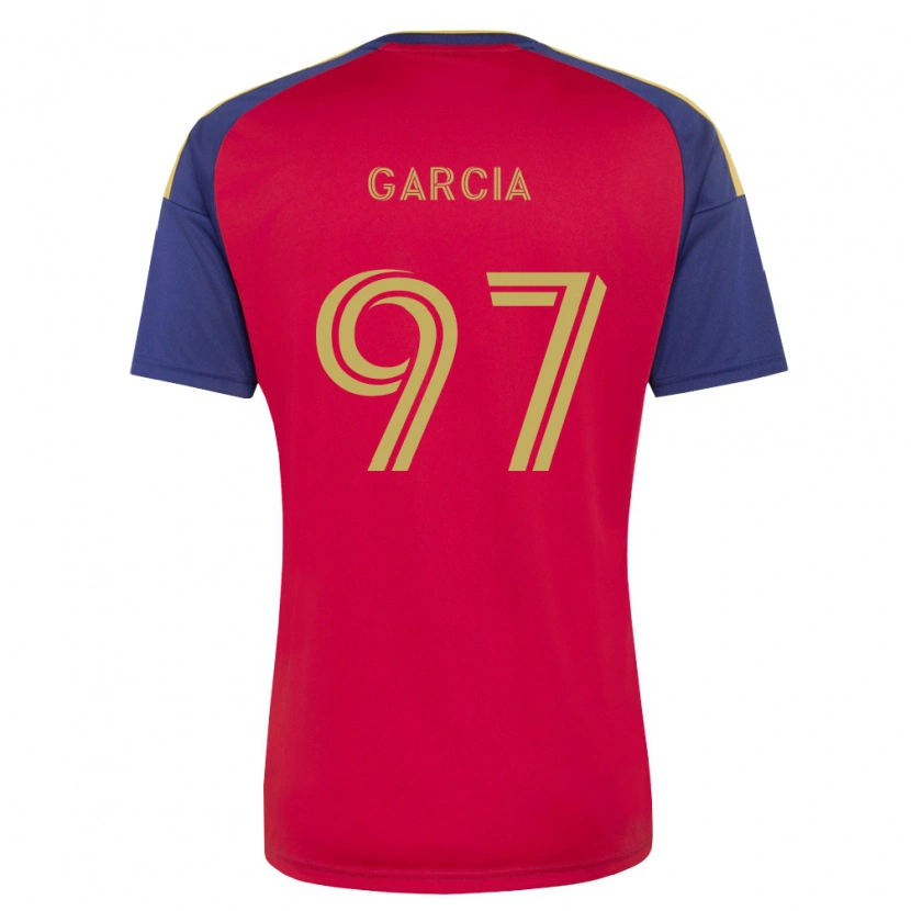 Danxen Dames Gilberto Garcia #97 Koninklijk Blauw Bruin Rood Thuisshirt Thuistenue 2026/27 T-Shirt