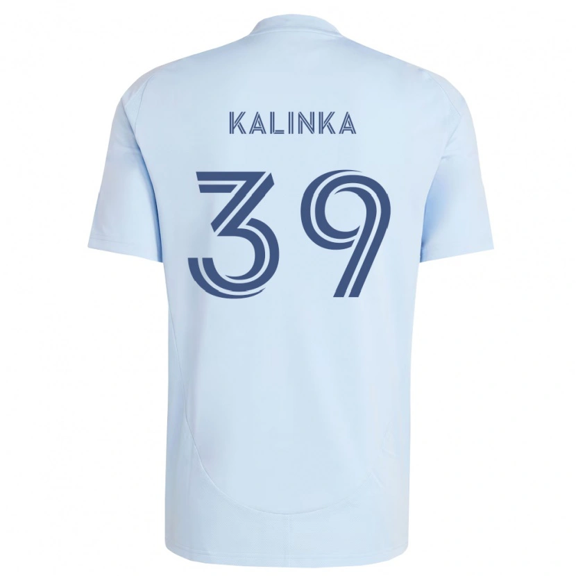 Danxen Dames Jaxson Kalinka #39 Lichtblauw Lichtgrijs Thuisshirt Thuistenue 2026/27 T-Shirt