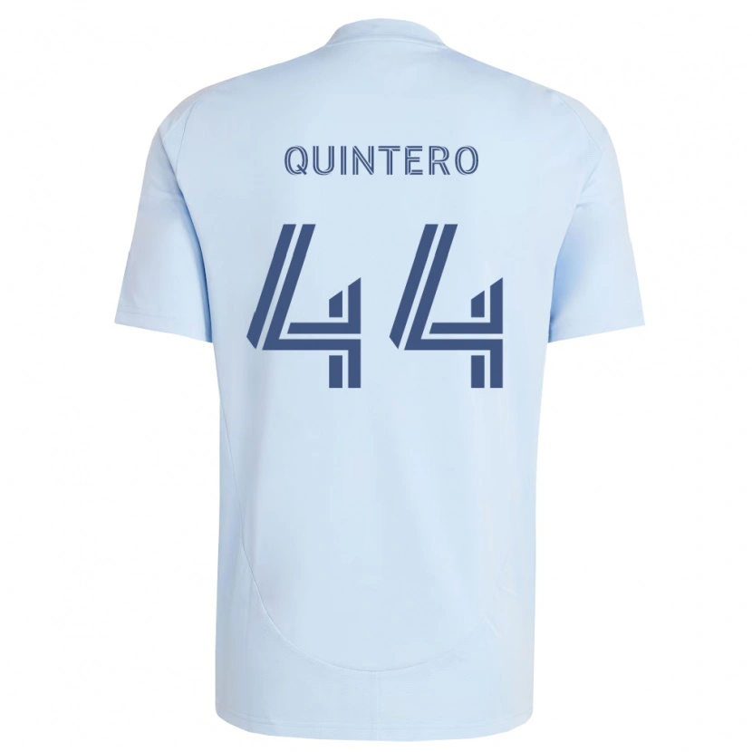 Danxen Dames Gael Quintero #44 Lichtblauw Lichtgrijs Thuisshirt Thuistenue 2026/27 T-Shirt